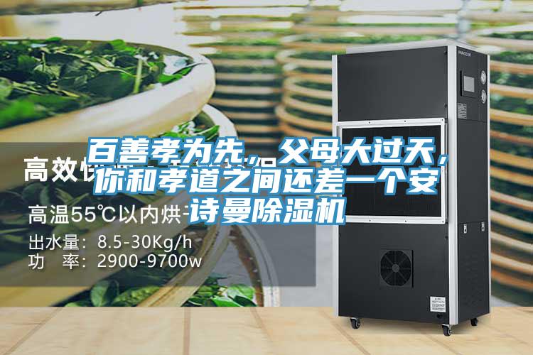 百善孝為先,父母大過天,你和孝道之間還差一個安詩曼除濕機