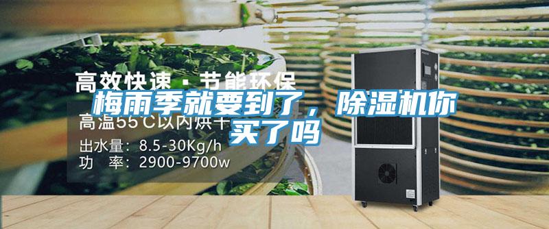 梅雨季就要到了,除濕機你買了嗎