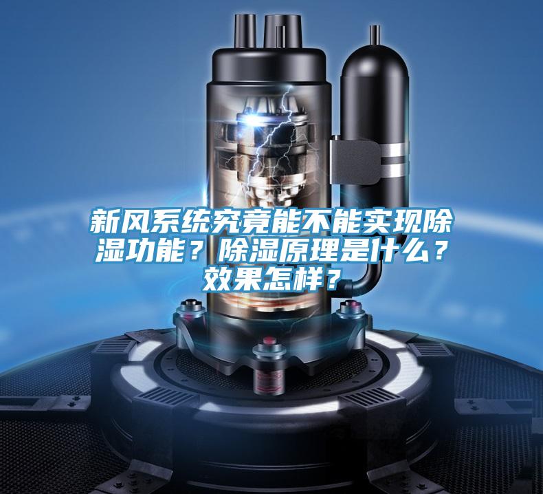 新風(fēng)系統(tǒng)究竟能不能實現(xiàn)除濕功能?除濕原理是什么?效果怎樣?