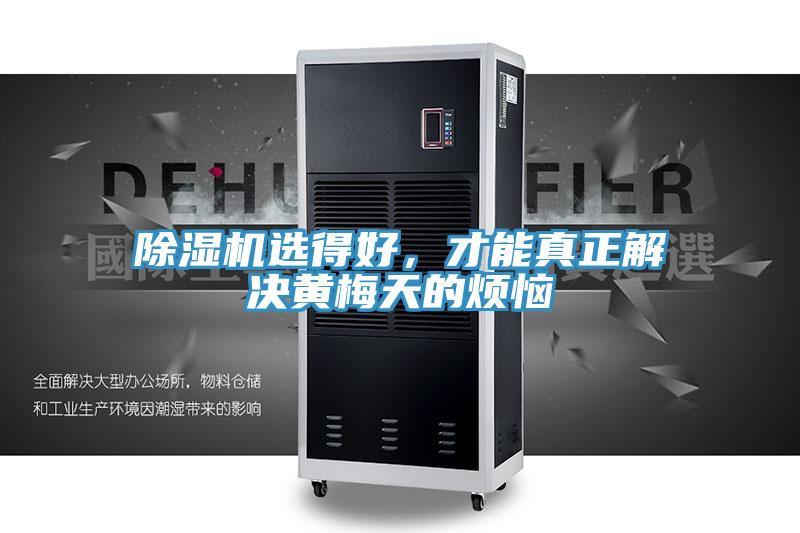 除濕機(jī)選得好，才能真正解決黃梅天的煩惱