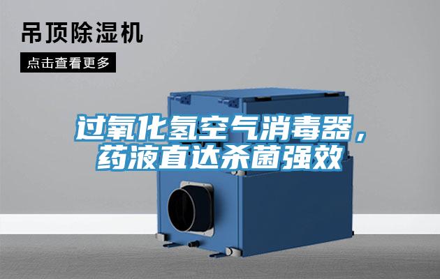 過氧化氫空氣消毒器，藥液直達殺菌強效