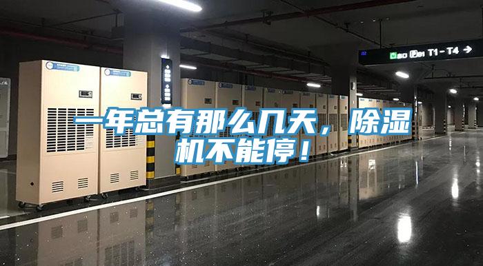 一年總有那么幾天，除濕機不能停！