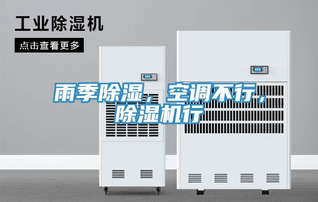 雨季除濕，空調不行，除濕機行
