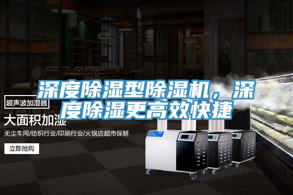 深度除濕型除濕機,深度除濕更高效快捷
