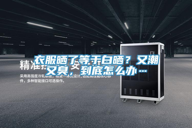 衣服曬了等于白曬？又潮又臭，到底怎么辦…