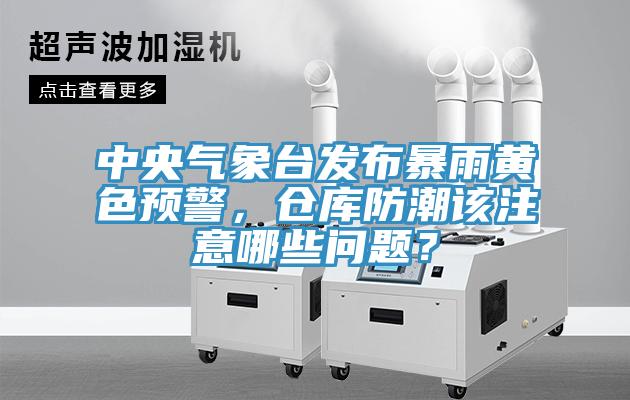 中央氣象臺發(fā)布暴雨黃色預警,倉庫防潮該注意哪些問題?