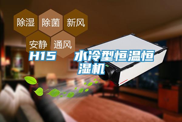 H15 水冷型恒溫恒濕機(jī)