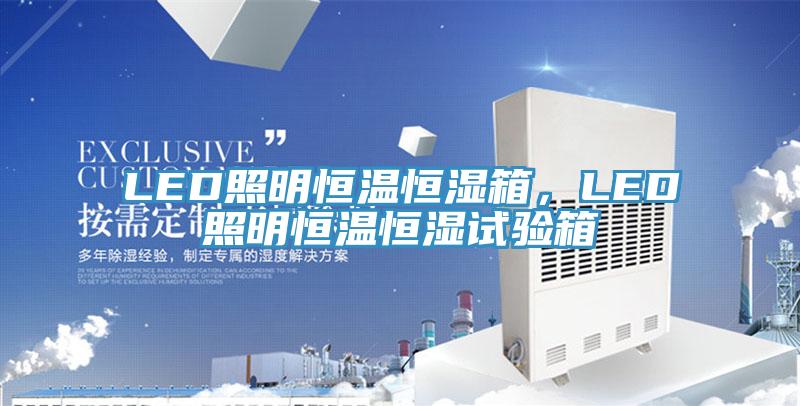 LED照明恒溫恒濕箱，LED照明恒溫恒濕試驗箱