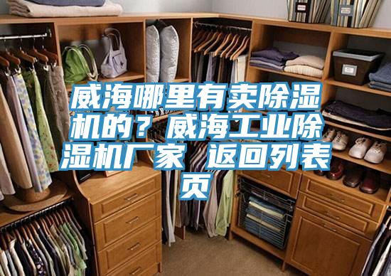 威海哪里有賣除濕機的?威海工業除濕機廠家 返回列表頁