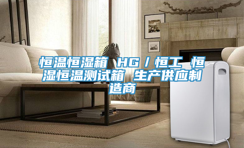 恒溫恒濕箱 HG/恒工 恒濕恒溫測試箱 生產供應制造商