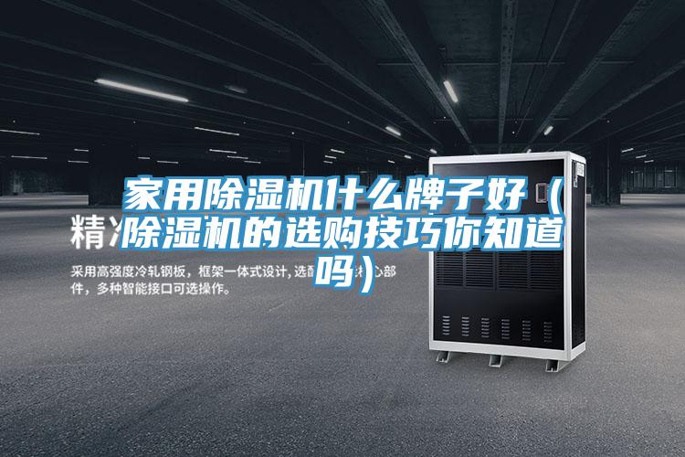 家用除濕機什么牌子好(除濕機的選購技巧你知道嗎)