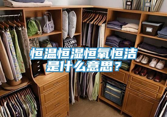 恒溫恒濕恒氧恒潔是什么意思?