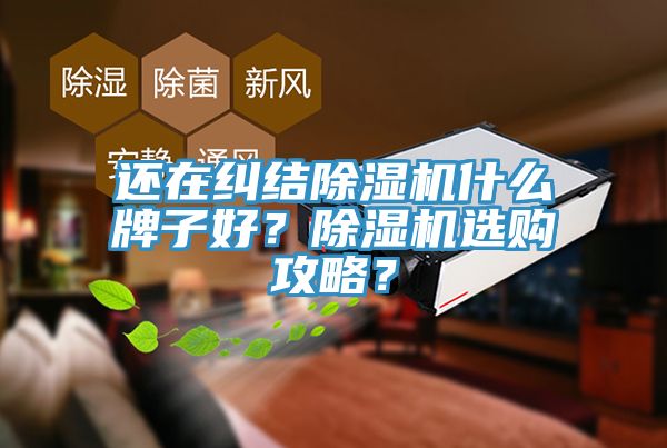 還在糾結除濕機什么牌子好?除濕機選購攻略?