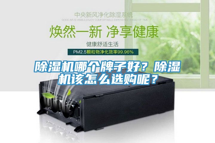 除濕機哪個牌子好？除濕機該怎么選購呢？