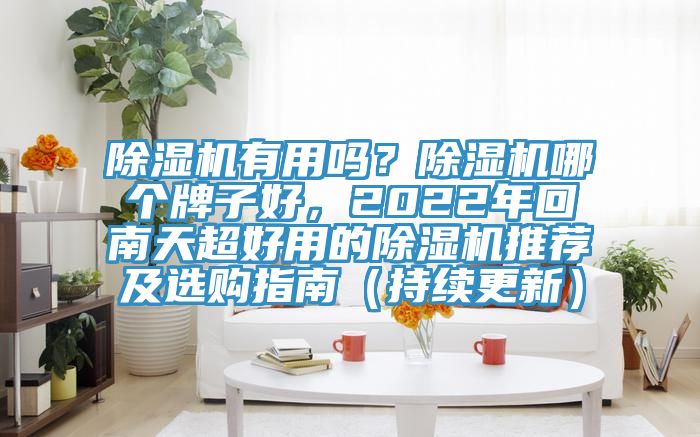 除濕機(jī)有用嗎？除濕機(jī)哪個(gè)牌子好，2022年回南天超好用的除濕機(jī)推薦及選購指南（持續(xù)更新）